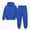 Blue, variant on CAICJ98 Toddler Kids Sweatsuit Girls Boys 2 Piece Tracksuit Jogging Outfits Set Hooded Sweatshirt and Jogger Sweatpants Clothing Sets,Size 6-7 Years