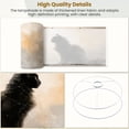 thumbnail image 4 of Boho Lampshades 2 Pack Fluffy Black Cat Celestial Clouds Dreamy Nursery 13"x13"x10" Light Shade for Table Lamps Floor Lamp Shades Lampshade Replacement Easy Assembly for Bedroom Nursery, 4 of 8