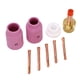 thumbnail image 3 of TIG Welding Cup, Welding Cup Torch Collet Set Mano De Obra Fina Resistente A Altas Temperaturas Tamaño Estándar Fácil De Instalar 9 Piezas Para WP 18 ANGGREK Otros, 3 of 8