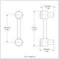 thumbnail image 2 of Allied Brass 3-in Cabinet Pull, Antique Bronze, 2 of 2