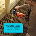 thumbnail image 4 of BLACK+DECKER Electric Drill, 1/2-Inch, 7.0 Amp (DR560), 4 of 5