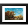 thumbnail image 2 of Félix Ziem 14x11 Black Modern Framed Museum Art Print Titled - The Gardens of Venice, 2 of 5