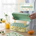 thumbnail image 4 of Ice Cube Tray Quick Release Reusable Large Capacity Non-stick Food Grade Ice-making Flexible Cold Drinks Ice Cube Tray with Shovel Container Set Kitchen Supplies, 4 of 8