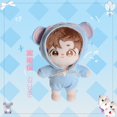 thumbnail image 1 of muñeca de peluche kpop bts bt21 ídolo de 20 cm para niños regalo de cumpleaños para novia bts fans jungkook jin suga v, 1 of 4
