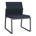 thumbnail image 1 of Fauteuil d'Invité Sans Accoudoirs pour Réception Gansett / Acier Charbon / Bleu / Bleu, 1 of 5