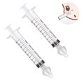 thumbnail image 2 of 2 pack de tubo de aguja para bebé, irrigador nasal, limpiador de nariz infantil de silicona reutilizable, herramienta de enjuague, sarna nasal suave compatible con niños Afortunado Sencillez, 2 of 5
