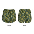 thumbnail image 5 of Lsque Marine Anchors And Compass Printed Women's Running Shorts with Liner Pockets,Elastic Quick Dry Workout Athletic Gym Yoga Shorts,Womens High Waist Shorts-, 5 of 9