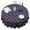 Dark Purple Cartoon, variant on Gold Cartoon Unicorn Pattern Round Tablecloth 60"x60",Wrinkle Wipeable Table Cloth for Kitchen Dining Room Picnic Patio Party