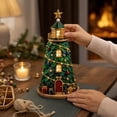thumbnail image 4 of Clearance! DIY Christmas Seaglass Art Kit Seaglass Lighthouse Kit Sea Glass Art Kits for Adults (#3), 4 of 6