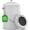 White, variant on 1.3 Gallon Stainless Steel Countertop Compost Bin with Charcoal Filter – Ideal Kitchen Essentials or Small Composter for Under the Sink Trash – Kitchen Compost Bin Countertop