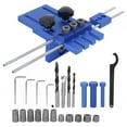 thumbnail image 1 of Hole Opener 3-in-1 Positioning Tool Woodworking Accessory Hardware Parts Aluminum Alloy, 1 of 10