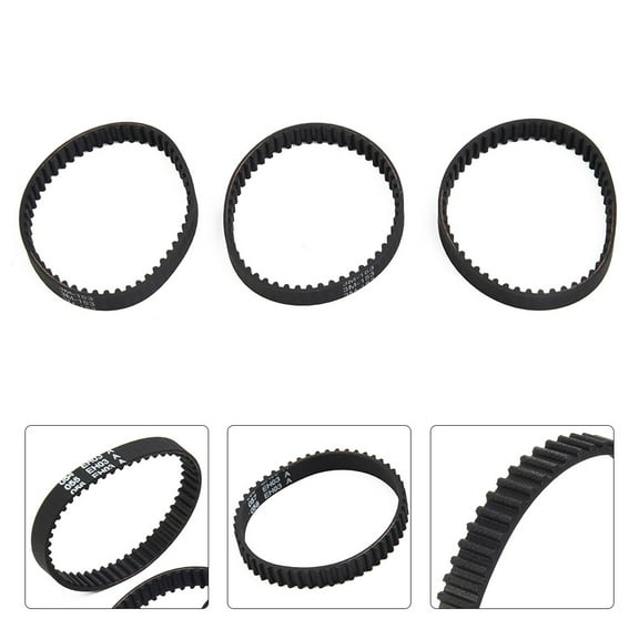 3X SHORT BELT for Shark HZ2002 Front Soft Brush Gates # 153-3GT-7