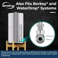 thumbnail image 4 of iSpring Sight Glass Spigot with A Clear View Water Level, Compatible with Berkey® and Waterdrop® Gravity-Fed Water Filtration System, Stainless Steel Food-Grade Material, 4 of 5