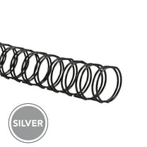 GBC WireBind Binding Spines 34 Silver 100 Pack - Binding Spines