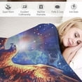 thumbnail image 3 of Orinice Phoenix Blankets Throw Super Soft Warm Plush Fluffy Lightweight Cozy Fuzzy Blankets for Children Teens, Young Girls Or Adult for Couch Bed Sofa  50x60in, 3 of 6