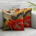 Chilfamy Flowers Modern Rustic Decorative Couch Pillow Cases with