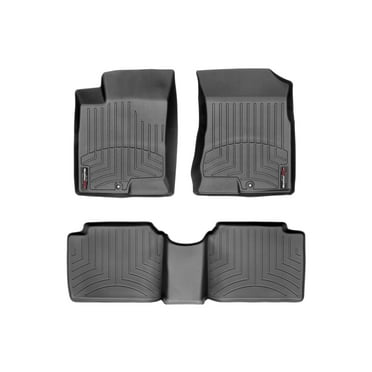 WeatherTech Custom Fit FloorLiners compatible with 2006-2010 Hyundai Sonata - 1st & 2nd Row, Black