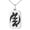 Silver, variant on Stainless Steel Aztec Supremacy Rune Engraved Small Rectangle Dog Tag Charm Pendant Necklace