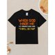 thumbnail image 3 of When God Made Me He Grinned and Said funny Sarcastic Saying Novelty Aesthetic Graphic Kid T-Shirt Casual Kid T Shirts Trending Tees Tops for Kid, 3 of 4