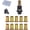 M8,11PC, variant on Head Rivet Nut Tool, M3 M4 M5 M6 M8 Rivnut Kit, Carbon Steel Rivet Nut Tool Set, Threaded Rivet Nut Kit, Manual Riveter Rivnuts Tool Accessory for Automotive Repair Warehouses (M12,11PC)