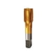 thumbnail image 2 of 1 Pcs Npt Pipe Taps, Tapered Pipe Thread Tap, American Pipe Screw Thread Taps Npt 1/4, Cobalt Containing Hss Spiral Tap, 2 of 5