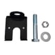 thumbnail image 2 of Colgador de pared para barra, soporte de almacenamiento de pesas para rack de sentadillas, hardware incluido, soporte de pared vertical portátil y negro con nailon, 2 of 8