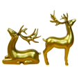 thumbnail image 1 of Estatua de reno, estatua de venado, artesanías creativas de animales artificiales, escultura de alce, figuritas de ciervos para muebles de gabinete de Macarena Estatua del ciervo alce, 1 of 6