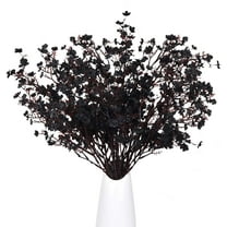 10 Pcs 19'' Artificial Baby Breath Flowers Babies Breath Flowers Bush Fake Gypsophila Bouquets Artificial Gypsophila Flowers for Wedding Bridal Party DIY Home Floral Arrangement Decor (Black)