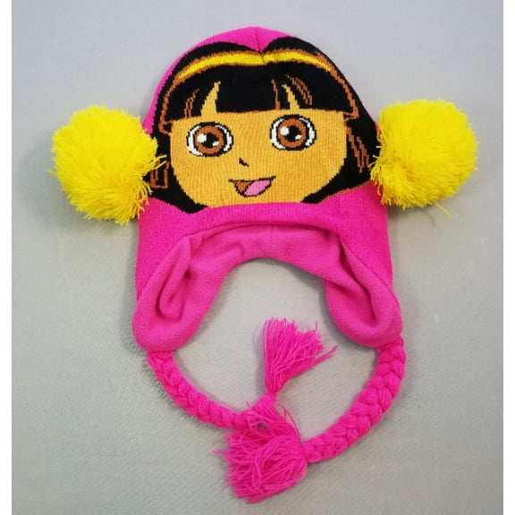 Dora the Explorer 'Dora' Peruvian Style Hat w/ Tassels (1 size, Child)