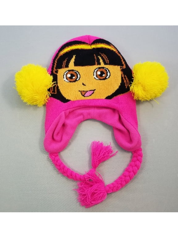 Dora the Explorer 'Dora' Peruvian Style Hat w/ Tassels (1 size, Child)