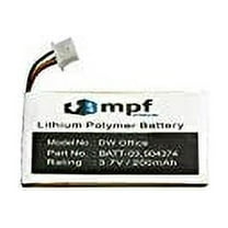 200mAh 504374, BATT-03 Battery Replacement for Sennheiser DW Office, DW Pro1, DW Pro2, MB Pro, OfficeRunner, SD Office, SD Pro1, SD Pro2 Headsets