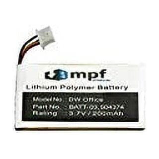 200mAh 504374, BATT-03 Battery Replacement for Sennheiser DW Office, DW Pro1, DW Pro2, MB Pro, OfficeRunner, SD Office, SD Pro1, SD Pro2 Headsets
