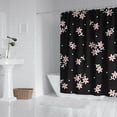 thumbnail image 2 of Pioneer Flower Floral Print Pattern Shower Curtain 72"x72" ,Bathroom Decorative Shower Curtains Set with 12 Hooks,Modern Waterproof Washable Shower Curtain, 2 of 6