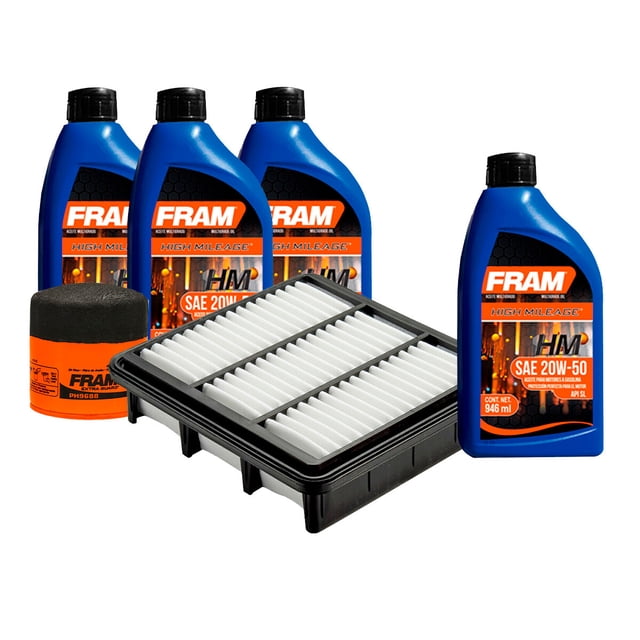 Kit De Aceite Mineral 20W50 Kit De Afinación Sin Bujías Compatible con Kia Forte Koup L4 2.4L DE 2010 A 2013