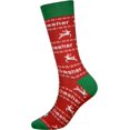 thumbnail image 3 of GHSDFBB Men's 2/4 Packs Fun Crazy Novelty Dress Crew Socks, 3 of 6