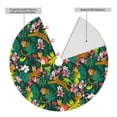 thumbnail image 2 of KLL 48" Christmas Tree Skirt Cute Tribal Leopards Xmas Tree Skirts Mat for New Year Xmas Holiday Party Indoor Outdoor Home Decoration, 2 of 7