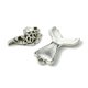 thumbnail image 3 of 48Pcs 6 Styles Tibetan Style Alloy Pendant Fish Charms Antique Silver 13~27x8.5~24.8x2~10.5mm Hole: 1~2mm 8pcs/style, 3 of 8