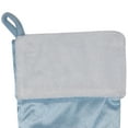 thumbnail image 5 of Northlight 20.5-Inch Blue and White Sheer Organza Christmas Stocking with Faux Fur Cuff, 5 of 6