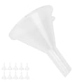 thumbnail image 4 of Small Transparent Funnels, Clear Plastic Funnel Easy Convenient Use Lightweight Sturdy  For Essential Oil For Perfume For Liquids, 4 of 8