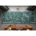 thumbnail image 4 of Well Woven Chie Light Blue Kuki Collection Ultra Soft Two-Tone Long Floppy Pile Runner Rug 2x7 (2'7" x 7'3"), 4 of 8