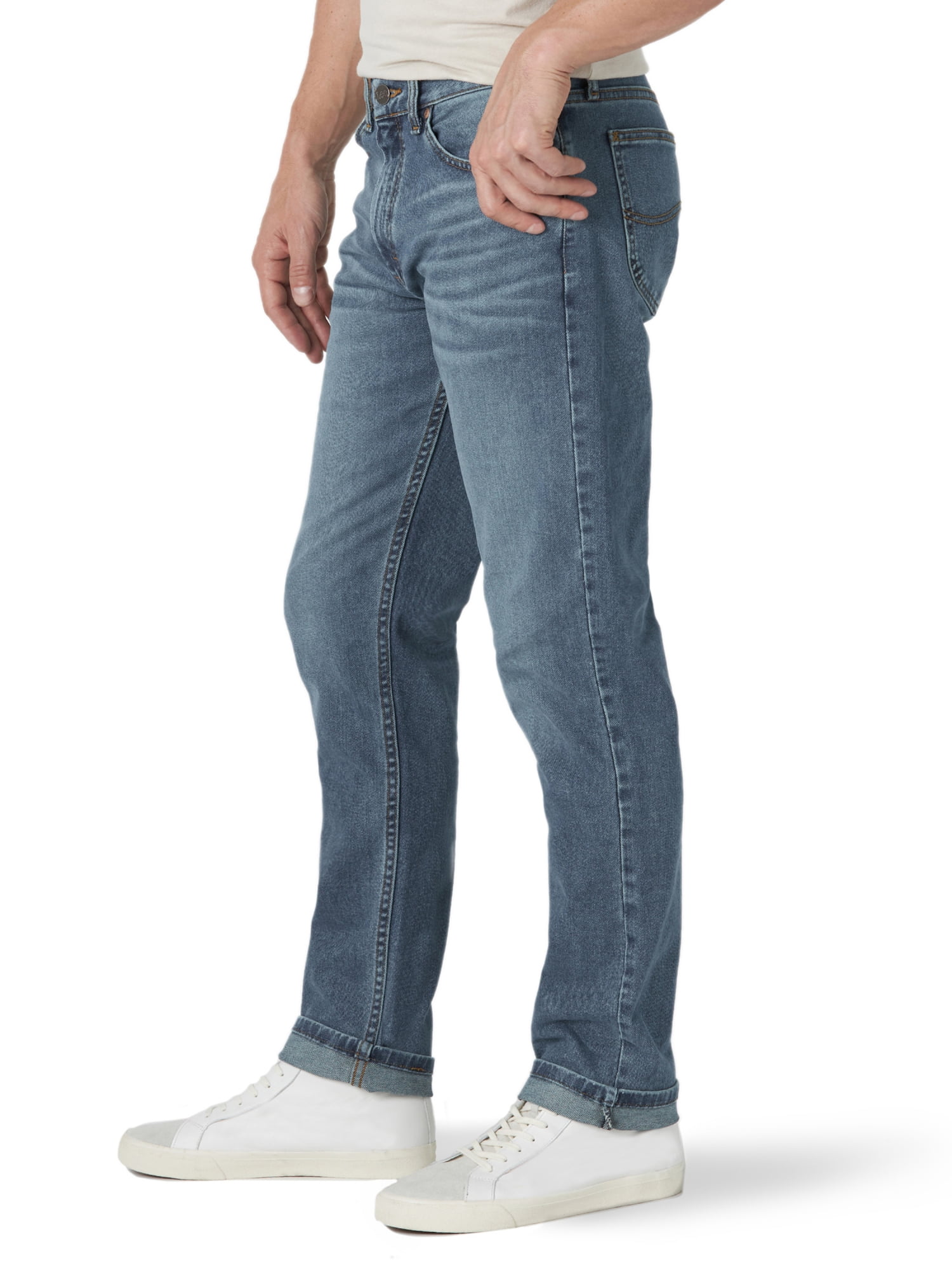 Lee Men's Legendary Denim Five Pocket Athletic Taper Jeans