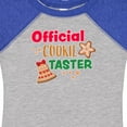 thumbnail image 4 of Inktastic Christmas Official Cookie Taster with Bell and Star Cookie Boys or Girls Baby Bodysuit, 4 of 5