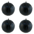 thumbnail image 5 of Vickerman 4.75" Midnight Blue Candy Ornament with Circle Glitter Pattern, 4 per Bag, 5 of 7