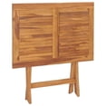 thumbnail image 6 of Bowery Hill Fine Sanded Teak HardWood Medium Outdoor Dining Set in Natural Teak, 6 of 11