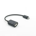 thumbnail image 2 of YOPTOP Micro USB 2.0 OTG Cable On The Go Adapter Male Micro USB to Female USB for  Phones Tablets (Black), 2 of 5