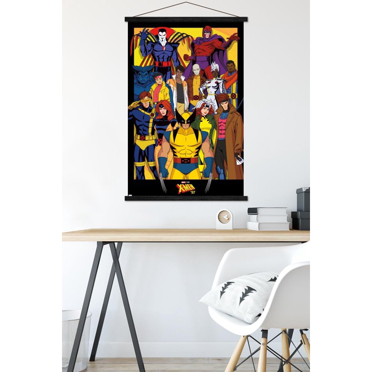 Marvel X-Men '97 - Characters Wall Poster with Magnetic Frame