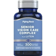 Eye Vitamins Lutein and Zeaxanthin | 300 Capsules | Senior Vision Care | by Piping Rock