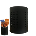 thumbnail image 1 of Cubeta para cubiertos con tubo para palillos de acero inoxidable - Negro mate 120-150 MFZFUKR CPB-DE-LYY1650-6, 1 of 5