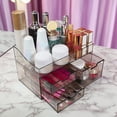 thumbnail image 1 of Amdohai Organisateur de Maquillage en Acrylique, Tiroirs de Rangement pour Cosmétiques, Maquillage et Bijoux, Présentoir, Boîte à 3 Tiroirs, Élégant et Gain de Place pour Rouges à Lèvres, Pinceaux de Vernis à Ongles, 1 of 8
