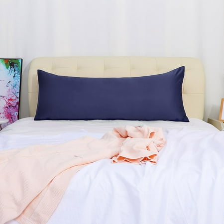 Satin Body Pillow Case 20x72inch Luxury Cooling Anti Wrinkle